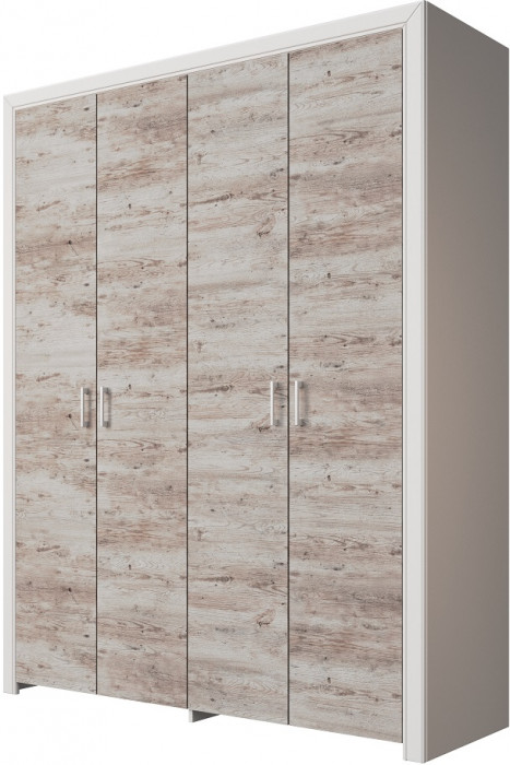 Набор мебели для спальни "Эстель" - Дуб полярный/Сосна натуральная