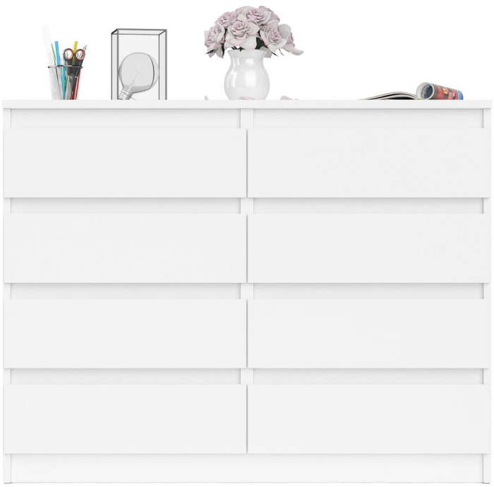 Мори Комод МК1200.8, цвет белый, ШхГхВ 120,4х41х94 см.