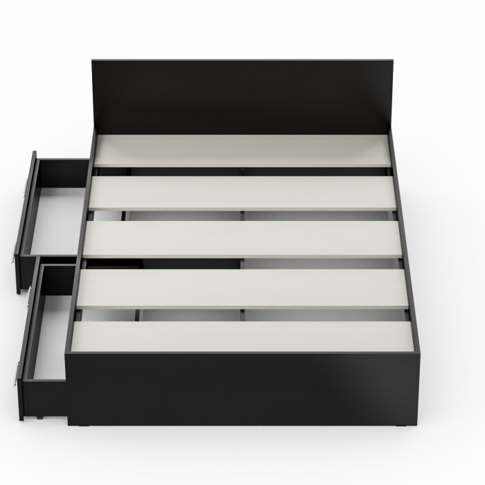 Стандарт Кровать с ящиками 1400, венге