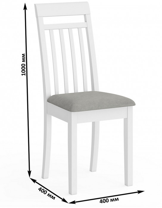 Стул Мебель--24 разборный Гольф-11, белый