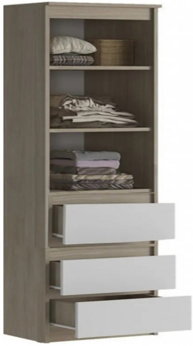 Модульная детская Челси, композиция 5 (Белый глянец, Белый)