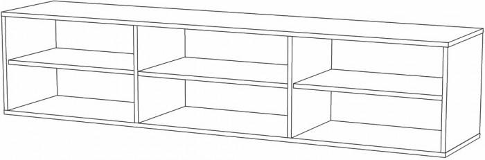 Модульная гостиная Альда, Черный/Дуб Велингтон