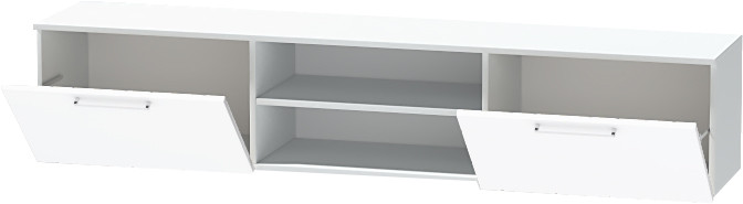 Тумба-2 под ТВ подвесная "Иннэс-7", Белый