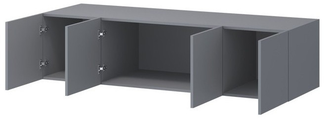 Антресоль Бастион ЛДСП 1,6 (Крафт золотой / Белый древесный)