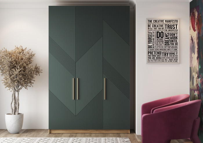 Шкаф Kosta МДФ ШК-001 трехстворчатый