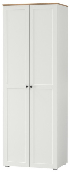 Остин 13.224 Шкаф, цвет белый шагрень/дуб крафт золотой, ШхГхВ 80х54,3х229,6 см.