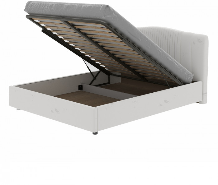 Кровать-12М с подъёмным основанием 1400 белая
