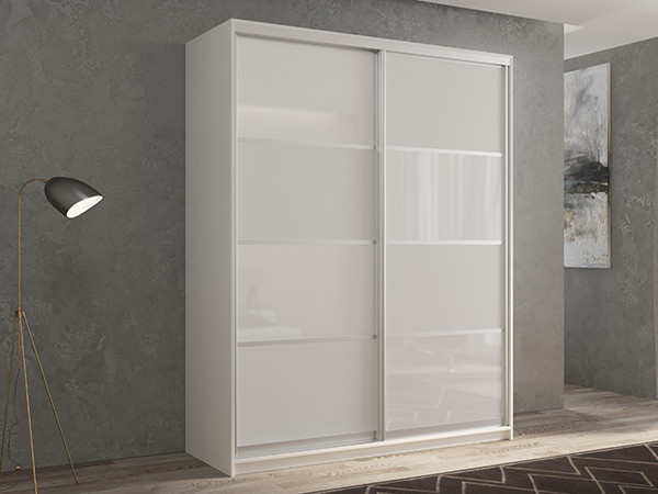Шкаф-купе Кааппи 14 Белый Бриллиант 120х45х230 см
