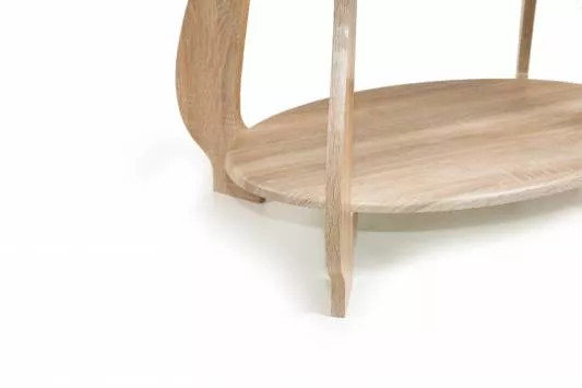 Стол журнальный СЖ-25 с рисунком Р-3/дуб сонома