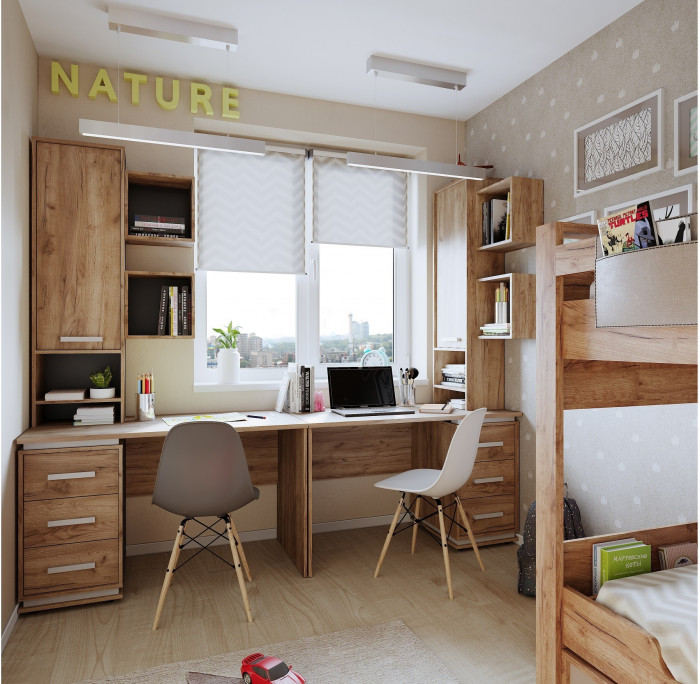 Шкаф-надстройка Натуре 93, дуб табачный