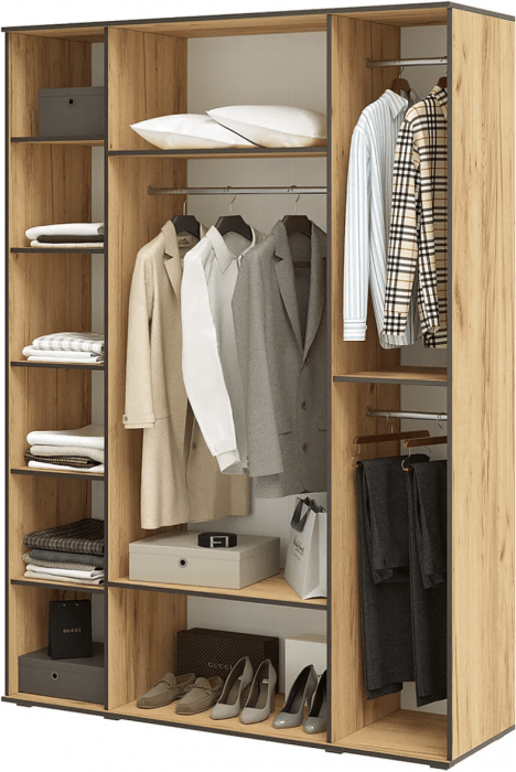 Норд Шкаф 4-х створчатый 1600 крафт