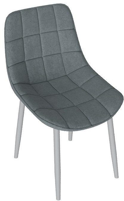 BOSTON Стул (Черный муар/Велюр V006 бирюзовый)