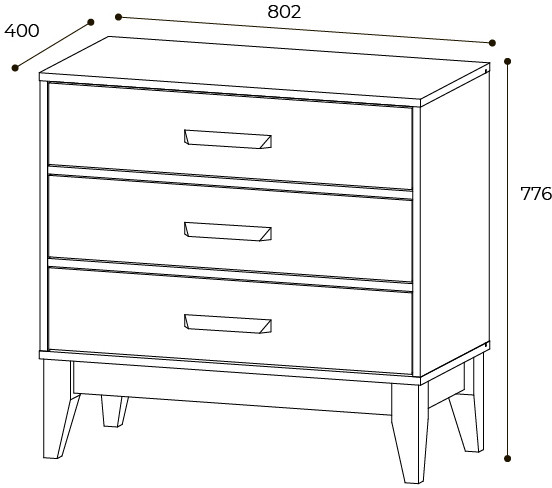 Комод КМ-01 Скандика