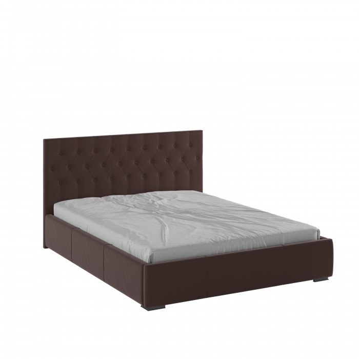 Октавия Кровать интерьерная 160 коричневый ромб, ПМ