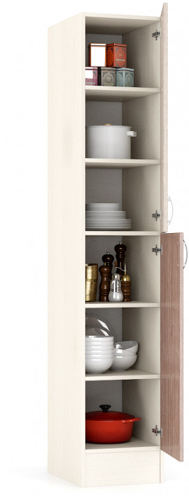 Кухня Мери Пенал кухонный 40 см., дуб/ясень шимо светлый/ясень шимо тёмный