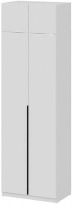 Шкаф с антресолью (полка + штанга) ШК 5 (800), Белый