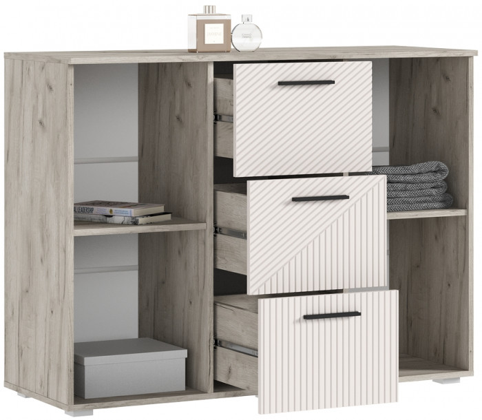 Сильвия Спальня, Крафт серый/Кашемир