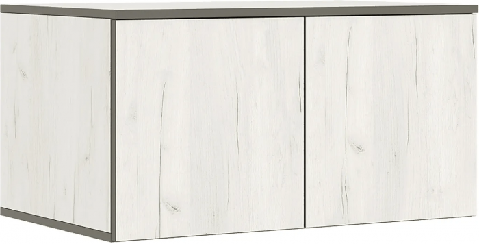 Норд Шкаф двухстворчатый 800 + Антресоль 800 Дуб Крафт