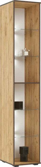 Норд Шкафы 800 + Пенал-стекло 400, Дуб крафт