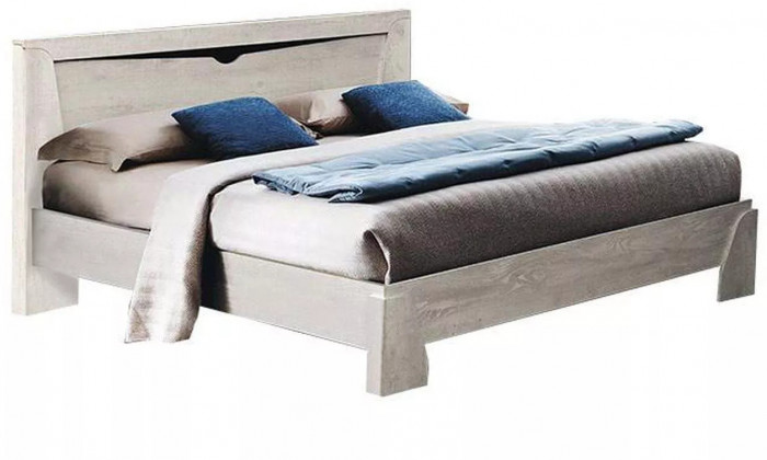 Кровать с настилом 33.08 Лючия 1200 Бетон пайн белый /венге