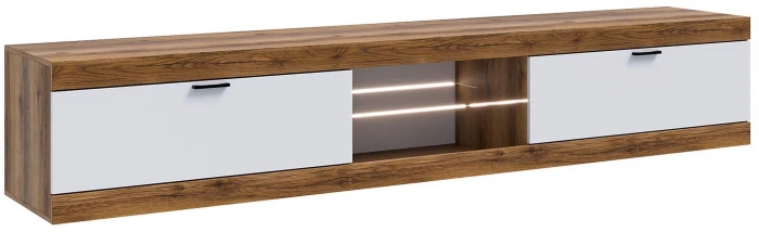 Прага Модульная Гостиная, вариант №3, делано/Белый глянец