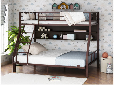 Двухъярусная кровать Гранада-1П 140 (Коричневый)