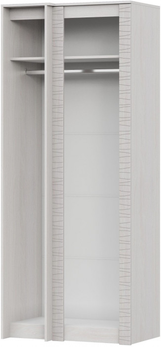 Гамма 20 Шкаф угловой (прямой) Серия №4 Ясень анкор  светлый / Сандал светлый