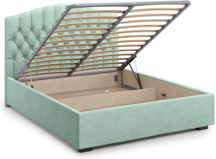 Кровать Lugano 140 с подъемным механизмом, Velutto 14