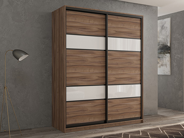 Шкаф-купе Кааппи 8 Орех Тьеполло 160х45х230 см