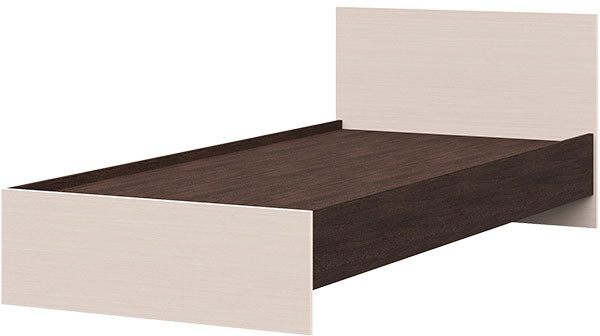 КР 555 Бася ЛДСП кровать 900 венге/белфорт