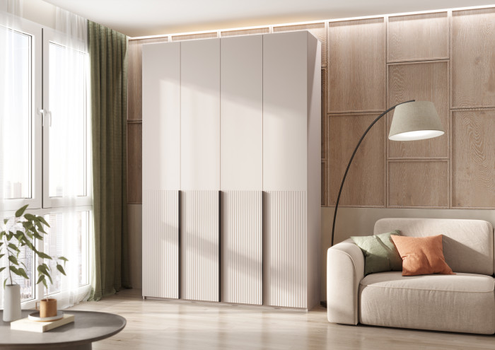 Марвэл Шкаф 4-х створчатый 1600, Кашемир, Кашемир