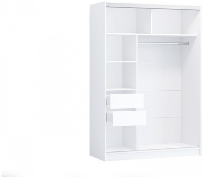 Шкаф-купе Альянс-10 ЛДСП 1700 (Белый)