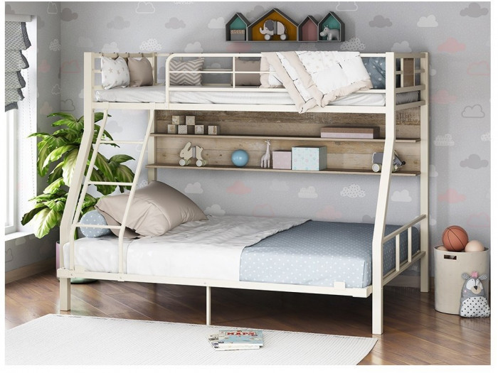 Двухъярусная кровать Гранада-1П 140 (Черный)