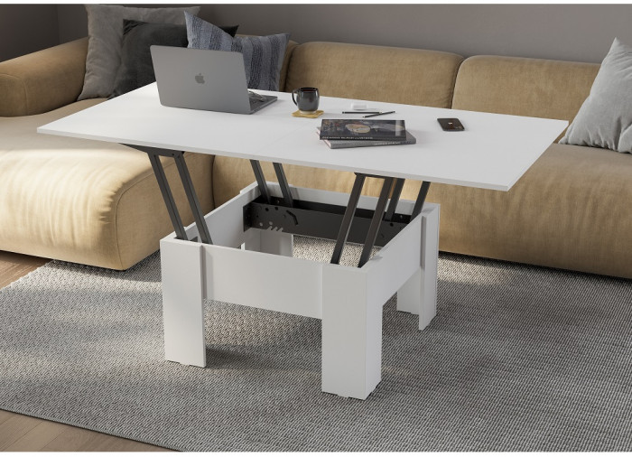 Стол журнальный СТЖ-006, белый