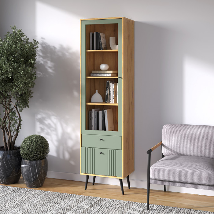 Шкаф-витрина Вега Саксония