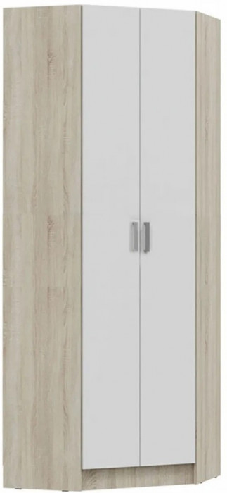 Мартина Шкаф угловой (Дуб Сонома / белый)