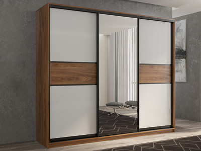 Шкаф-купе Кааппи 10 Кастелло Бренди 210х60х230 см