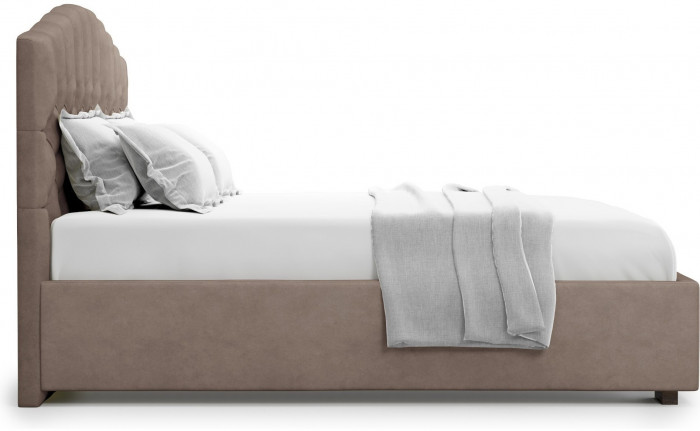 Кровать Lugano 140 с подъемным механизмом, Velutto 22