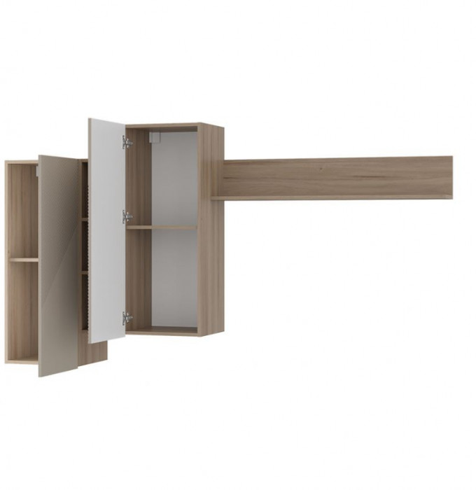 Гостиная "Эмилия" композиция 1 дуб смоки/айриш