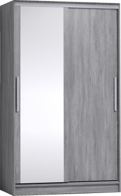 Шкаф-купе с зеркалом Strike 1200 Atelier светлый