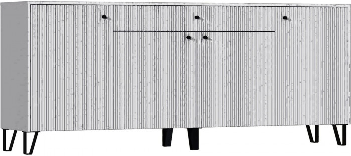 Оливия Комод (Белый, Белый глянец)