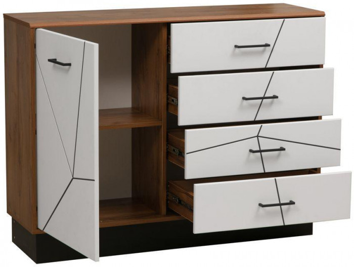 Комод Гамма 54.08 Белый/Таксония