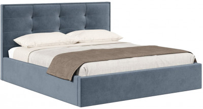 Кровать с подъёмным механизмом 1600 Римини, темно-серый 017