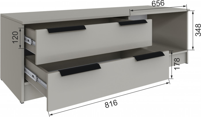 Тумба под ТВ Мадрид (1,5), Кашемир