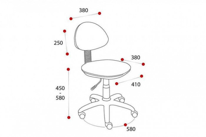 Кресло Стар детский черный/ромашки