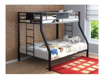 Двухъярусная кровать Гранада, черная