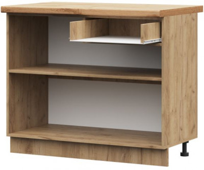 ШН1Я 1000 корпус шкаф нижний б/ст дуб крафт золото