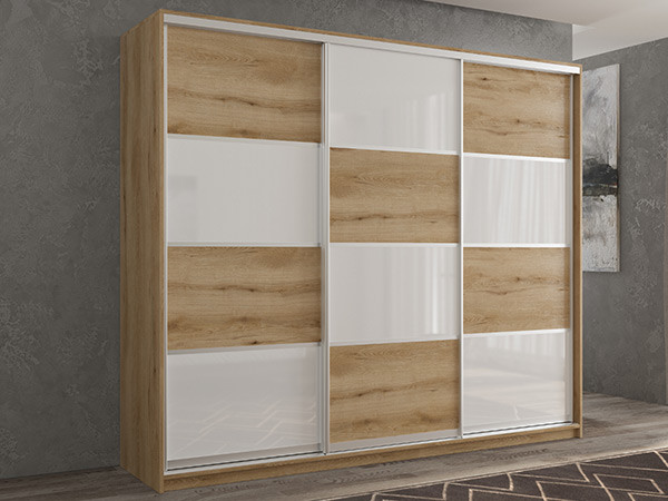 Шкаф-купе Кааппи 14 Эвок Прибрежный 240х60х230 см