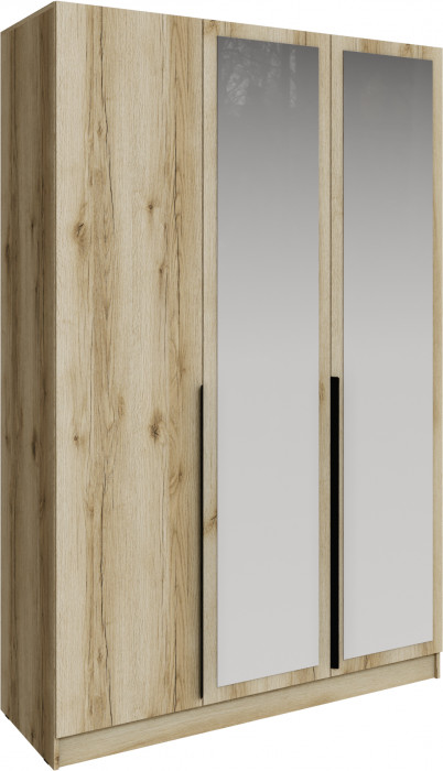Шкаф Мадрид (1,5) с зеркалом, Дуб делано