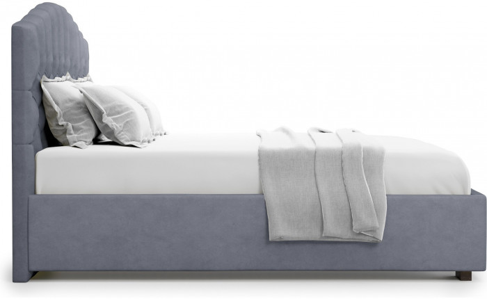 Кровать Lugano 140 с подъемным механизмом, Velutto 32